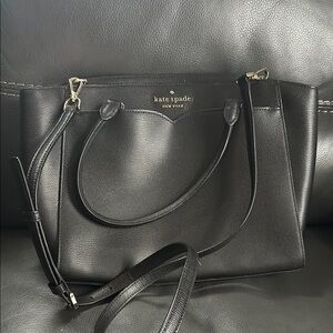 Kate Spade Black Leather hand Bag